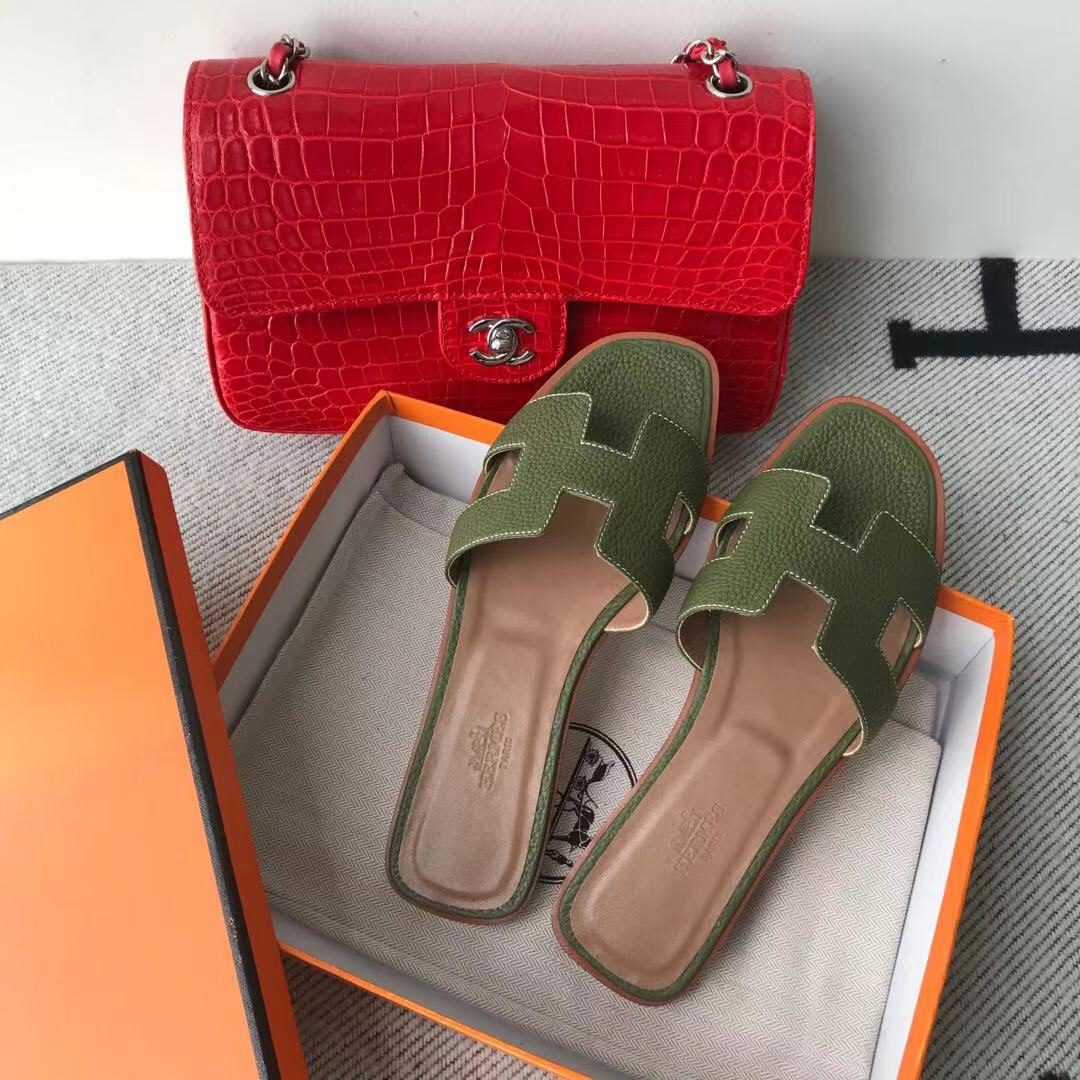 에르메스 올수공 오란 슬리퍼 샌들 토고 14